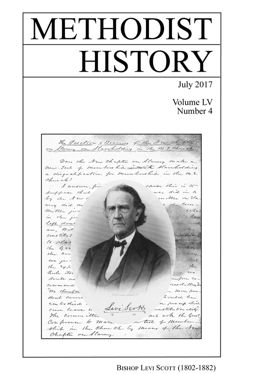 Notes Style Methodist Editor's Note | Methodist History | Scholarly Publishing Collective