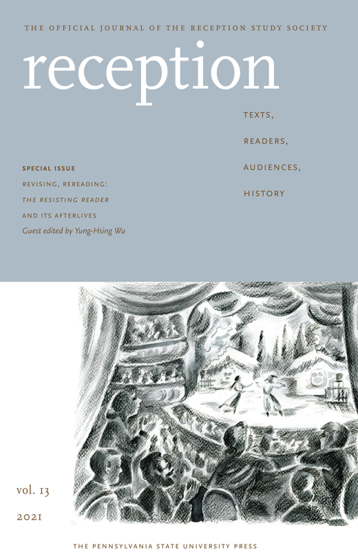 The Desisting Reader | Reception: Texts, Readers, Audiences, History ...